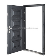 Estructura antirrobo Doble umbral Seguridad Saféz de hierro Puerta principal de diseño de puerta principal